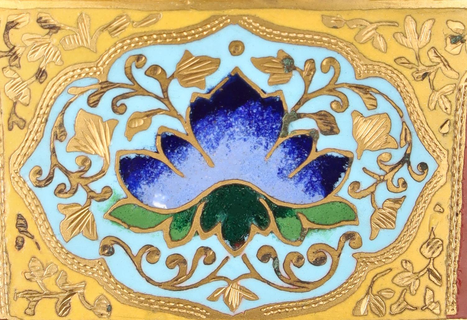 MONUMENTAL ONYX AND GILT BRONZE CUP WITH POLYCHROME ENAMELS, Napoleon III, 1880 For Sale 2