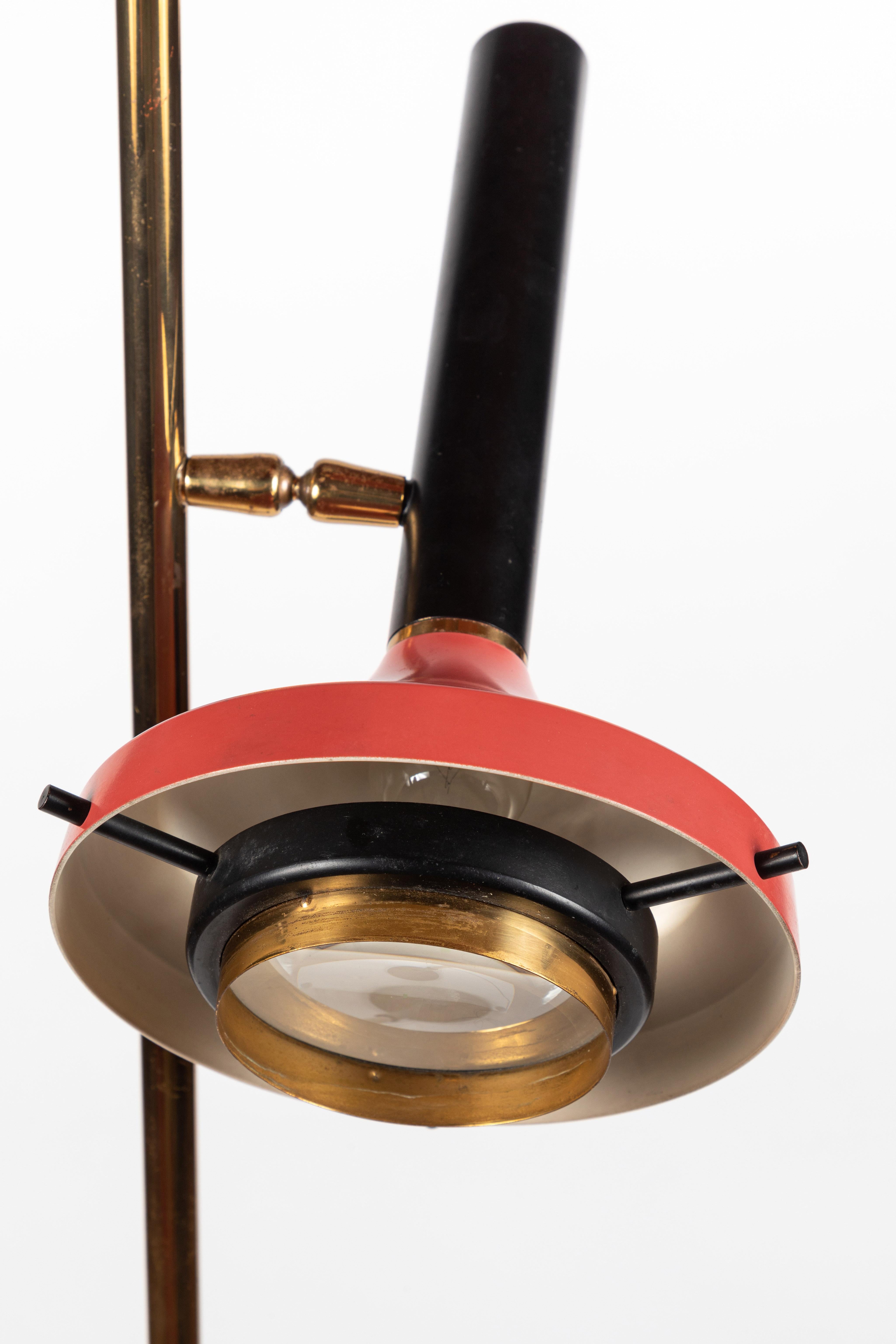 Monumental Oscar Torlasco 3-Cone Floor Lamp for Lumi, circa 1958 9