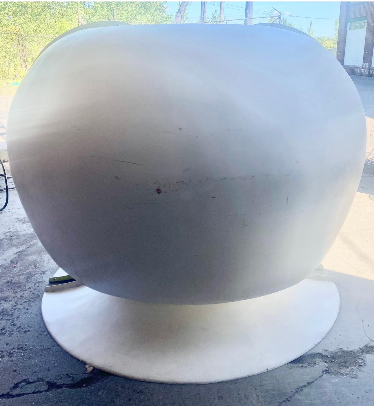 Vetroresina Monumentale baccello da giardino modulare da esterno in fibra di vetro futuristico 