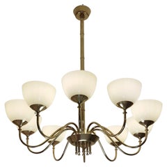 Monumental Paavo Tynell chandelier, Oy Taito Ab 1952