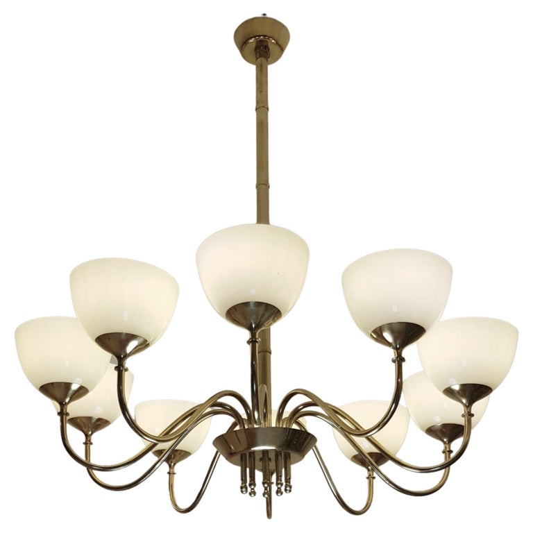 Monumental Paavo Tynell chandelier, Oy Taito Ab 1952 For Sale at 1stDibs