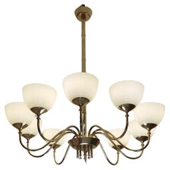 Monumental Paavo Tynell chandelier, Oy Taito Ab 1952