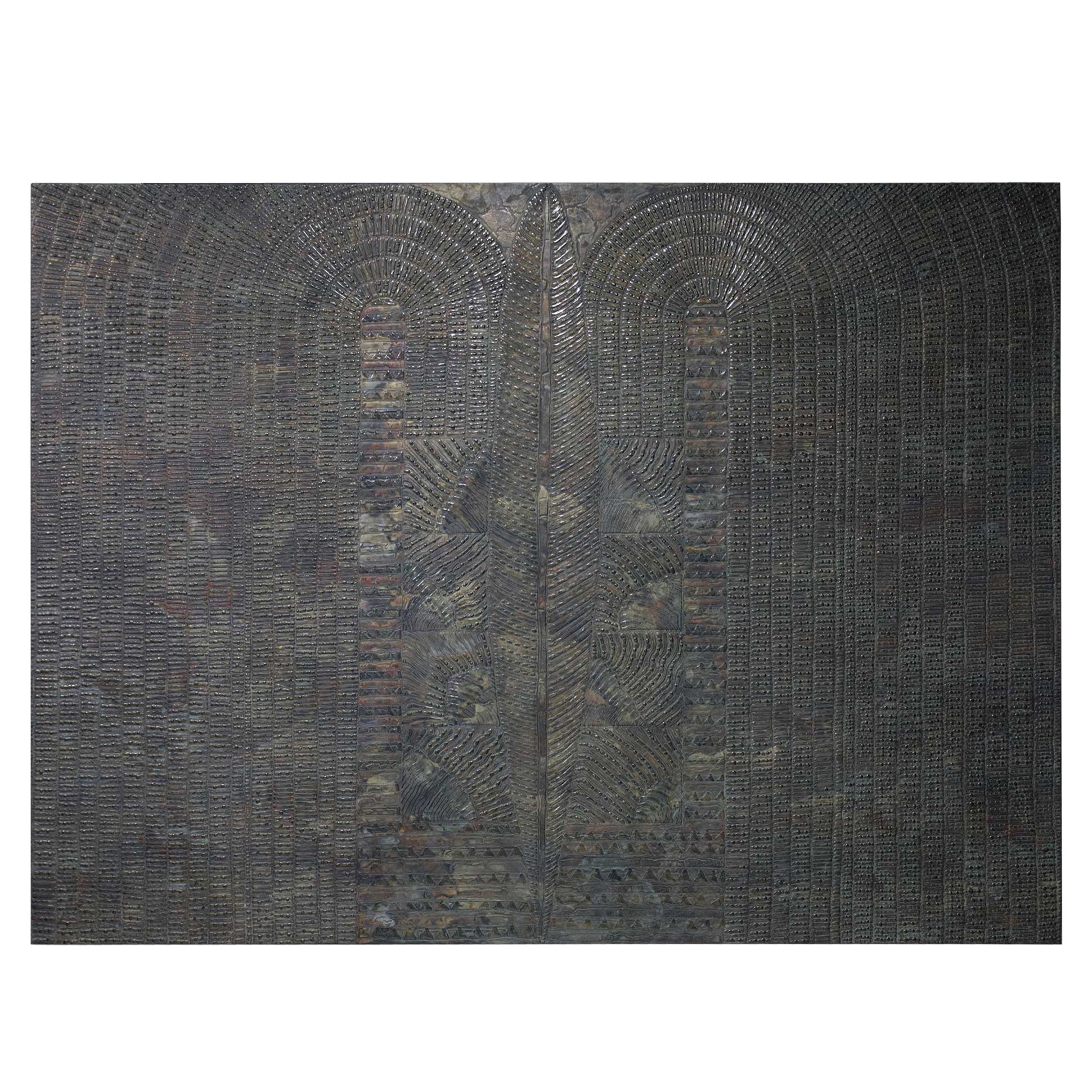 Monumental Painting by Frank Faulkner, Fat Morgana II, 1984