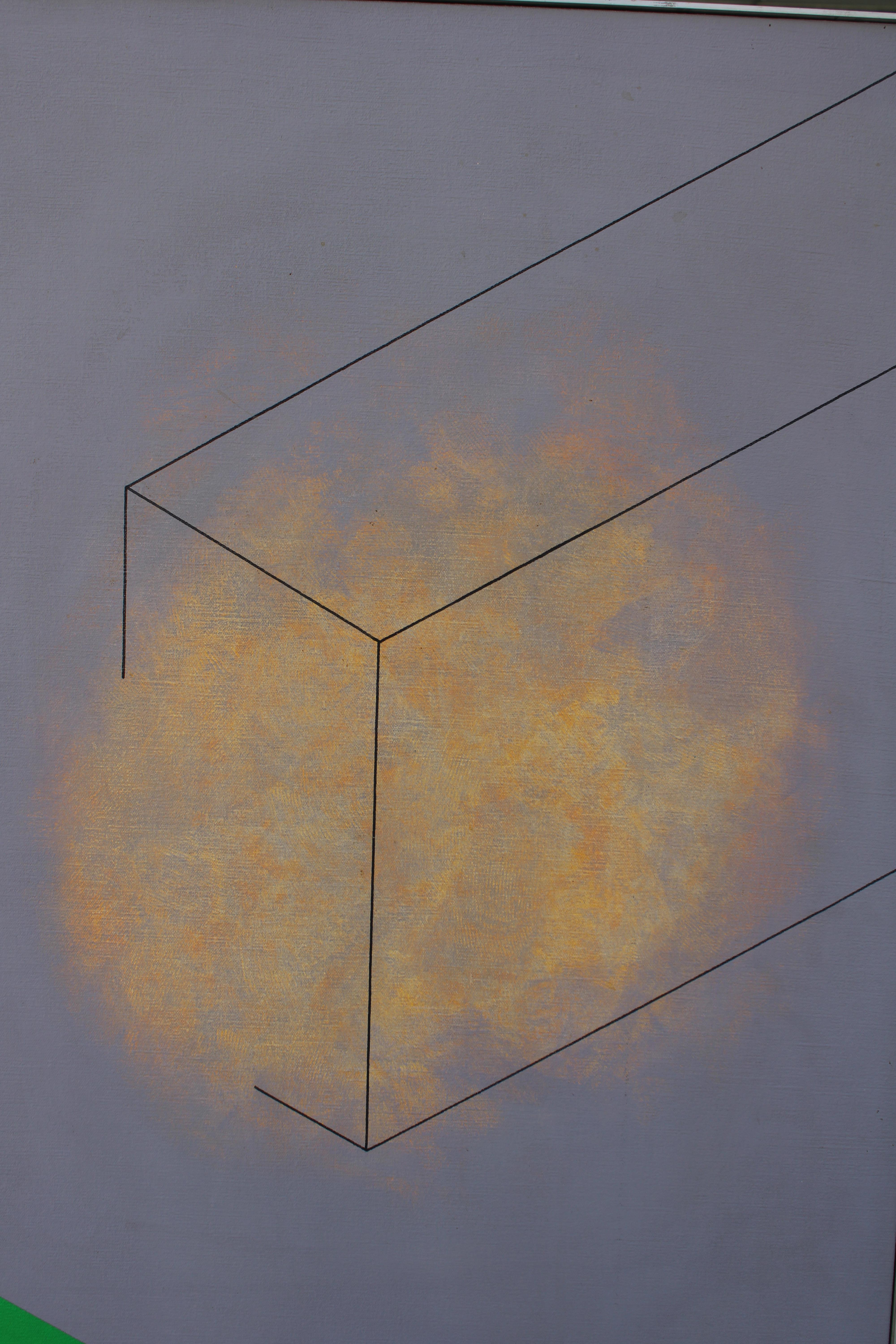 Mid-Century Modern Monumental Painting by Patrick Tidd, 1964