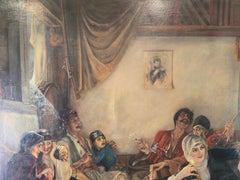 Monumental painting "Carnival in Athens" After Nikolaos Gyzis by Elias Atzitiris