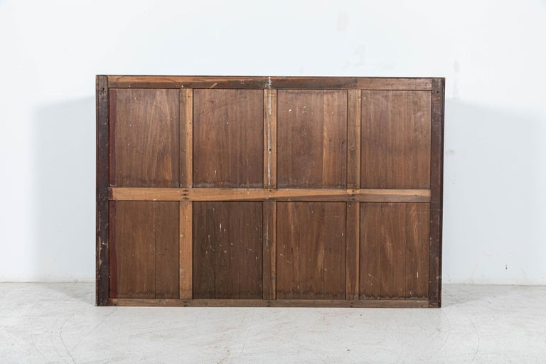 Monumental Pair English Mahogany Haberdashery Cabinets For Sale 16