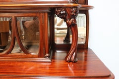 Monumental pair of Art Nouveau buffet cabinets by Maison Gouffé Jeune 1902 Paris