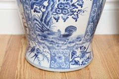 Monumental Pair of Blue and White Chinese Ginger Jars