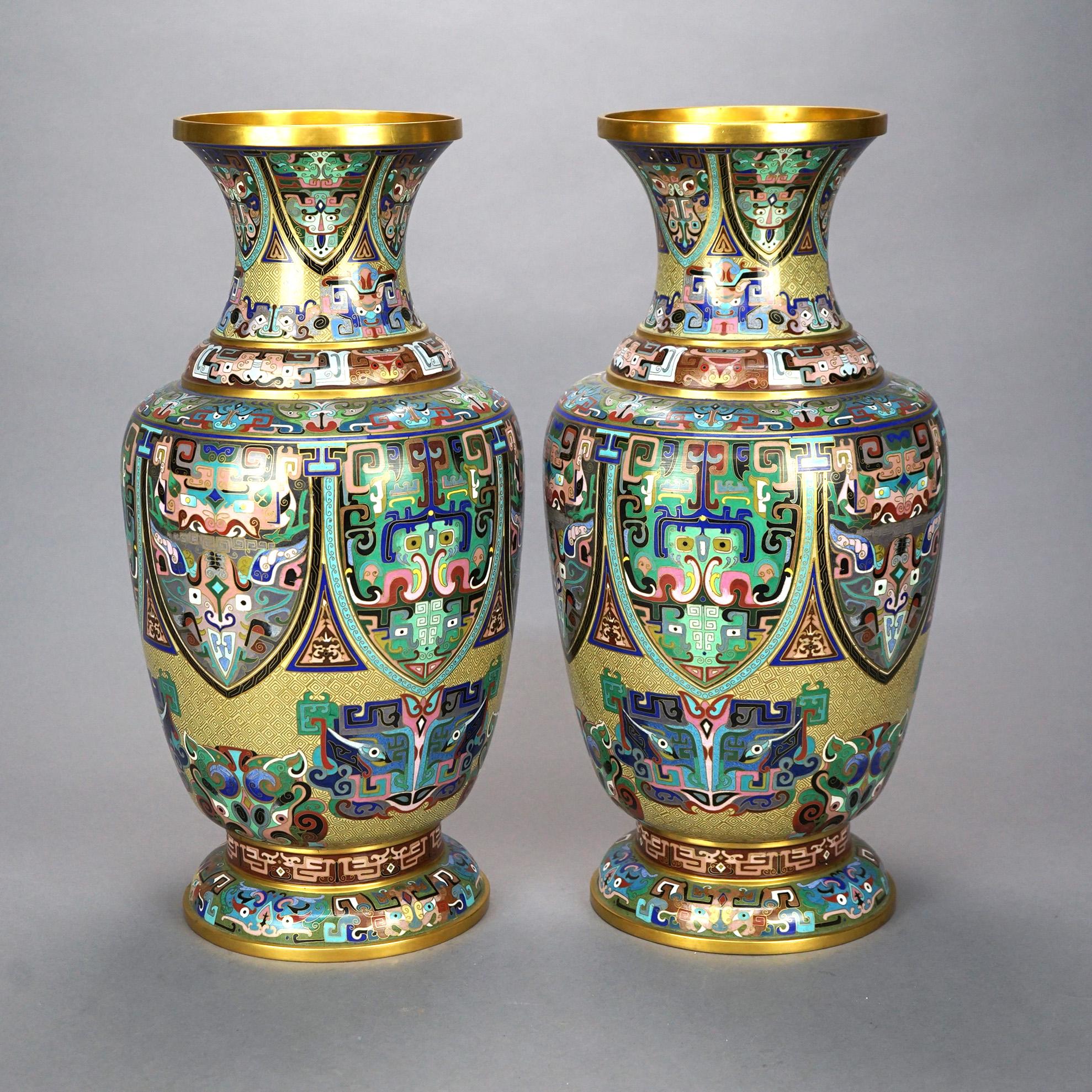 chinese metal vase