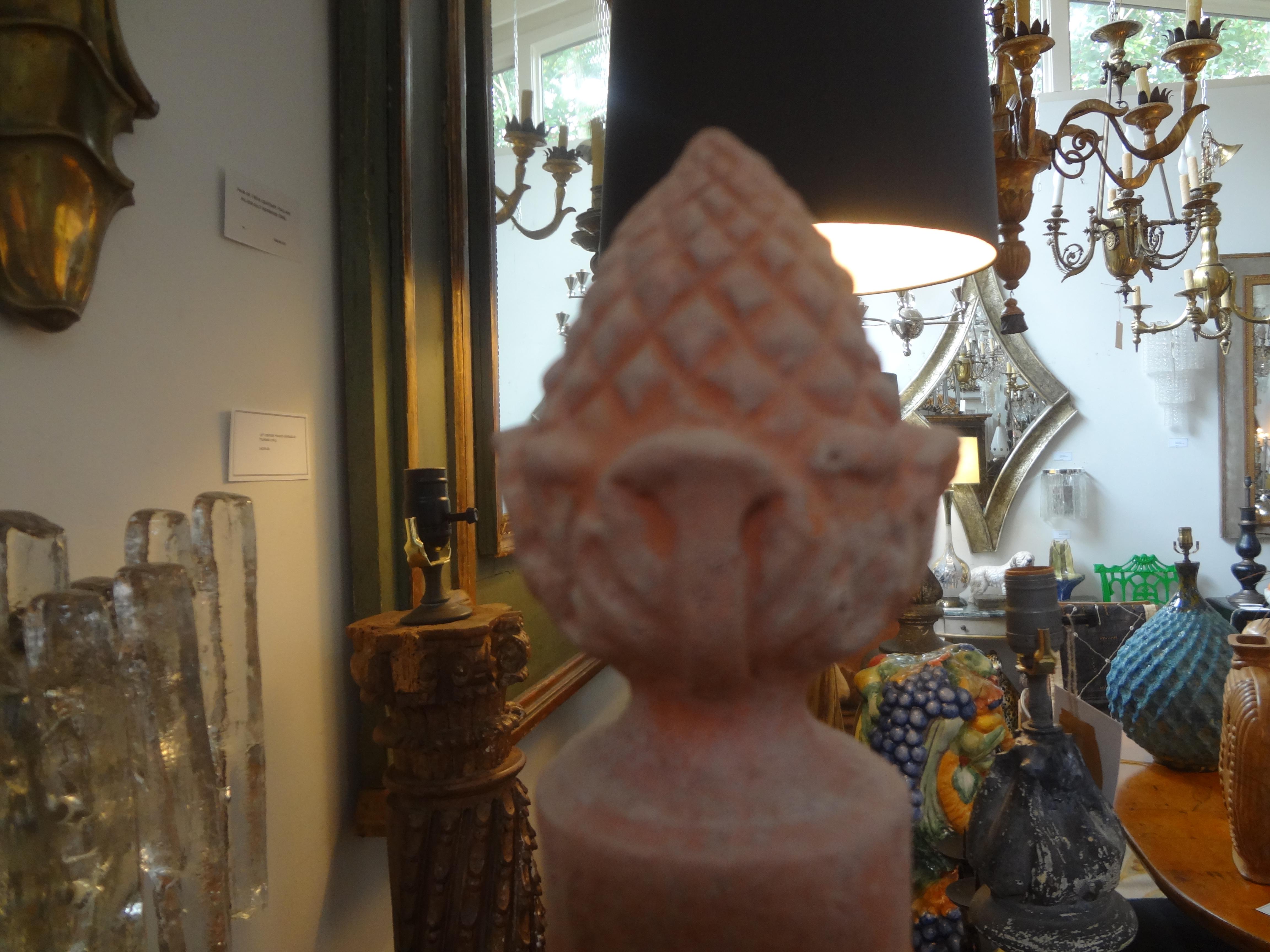 Monumental Pair of Italian Neoclassical Style Terracotta Urns by Galestro 1