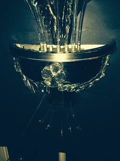 Monumental Pair of Nickel and Crystal Art Deco Sconces, Absolutely Amazing