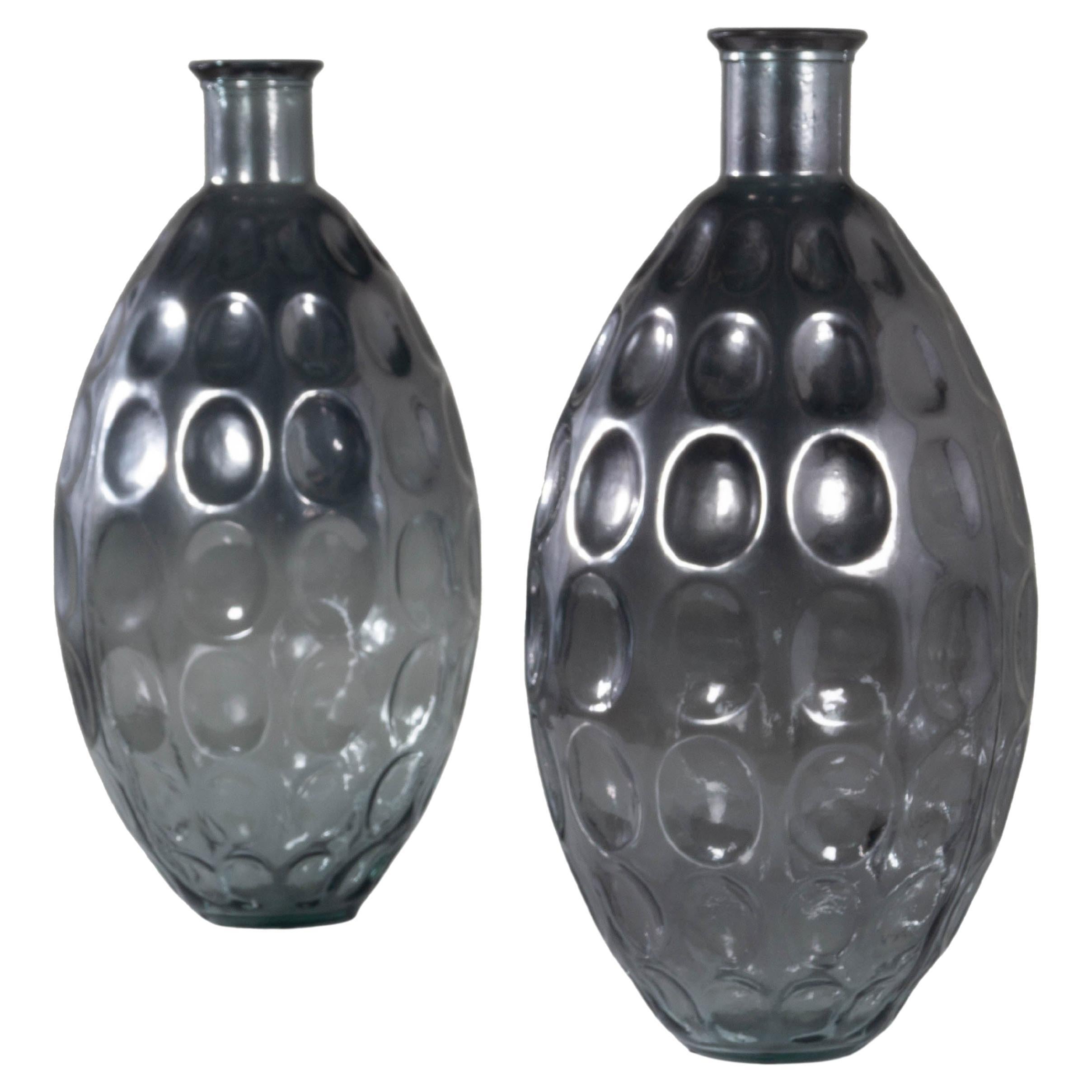 Monumental Pair of Pressed Glass Forms  For Sale
