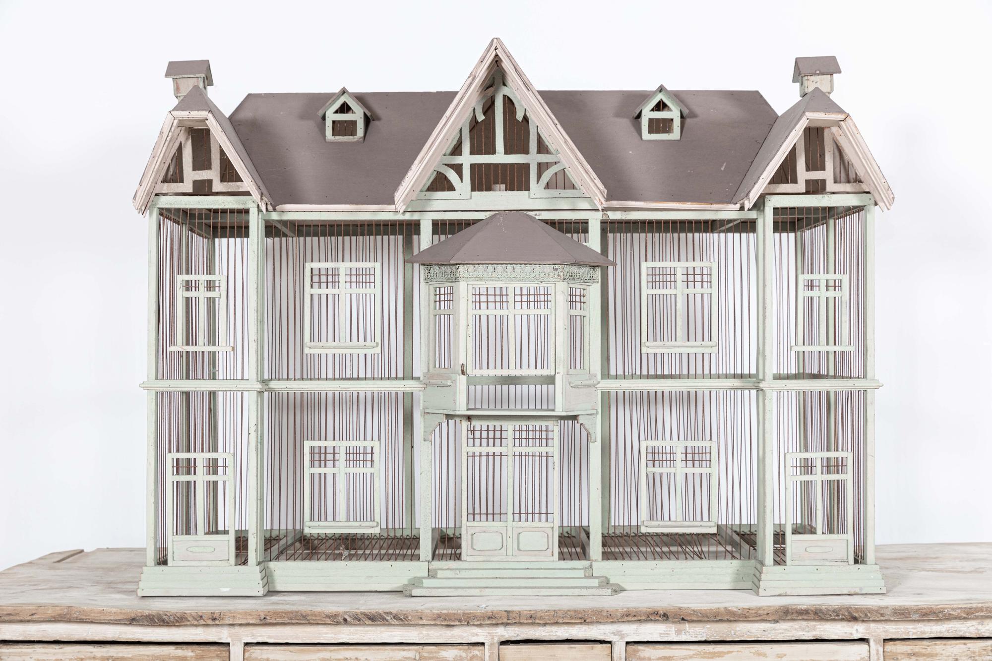 Circa 1920

Monumental Parisian bird cage mansion

Architectural bird house based on a famous Paris Brothel

Sourced in Belgium

 

Measures: W117 x D51 x H90 cm.