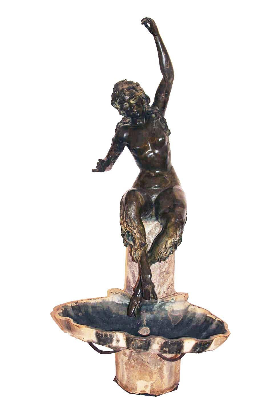 Monumental Patinated Figure Bronze Sculpture For Sale 2