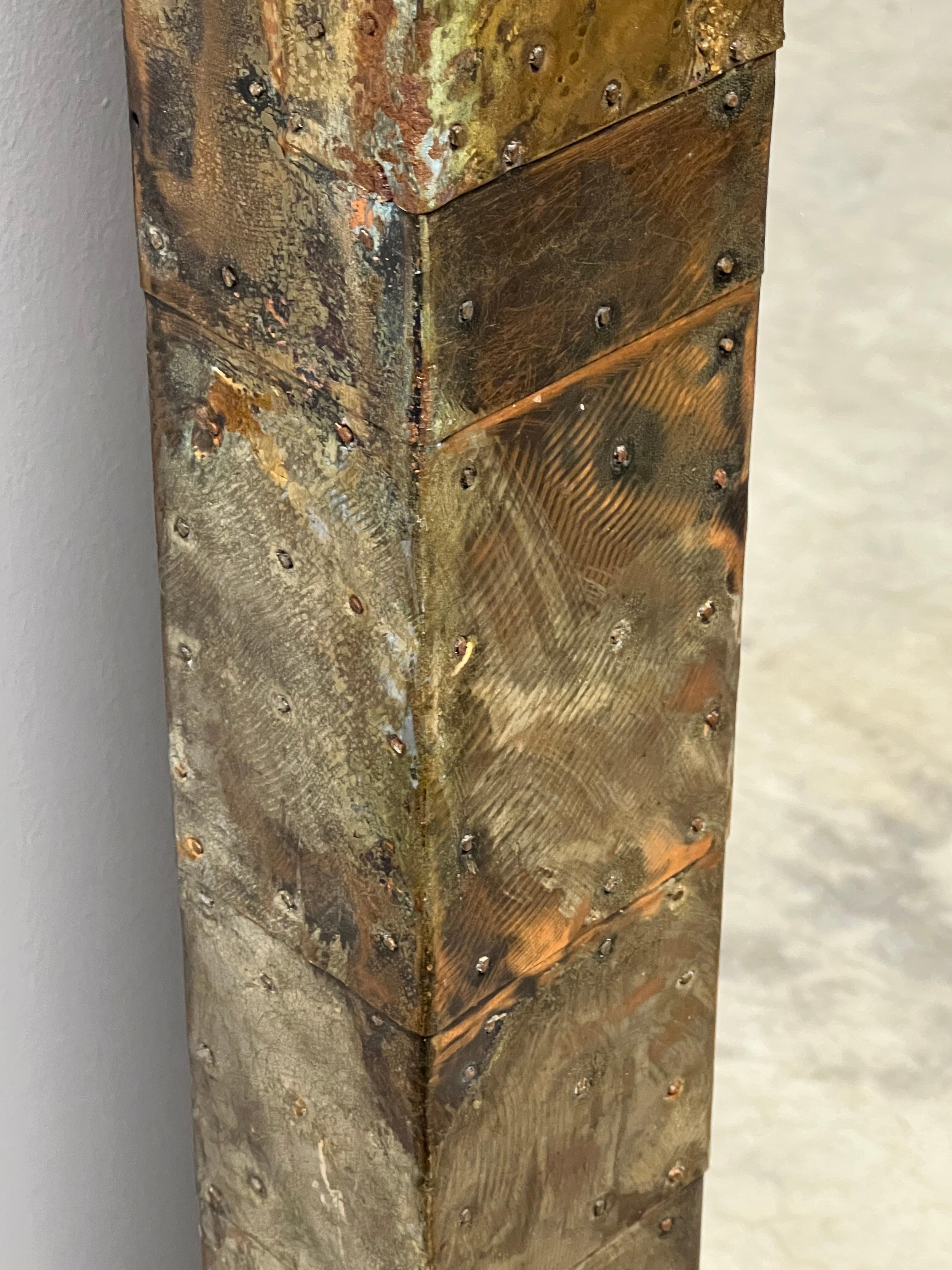 Miroir monumental Paul Evans Patchwork en vente 6