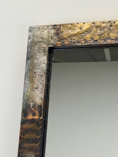 Monumental Paul Evans Patchwork Mirror