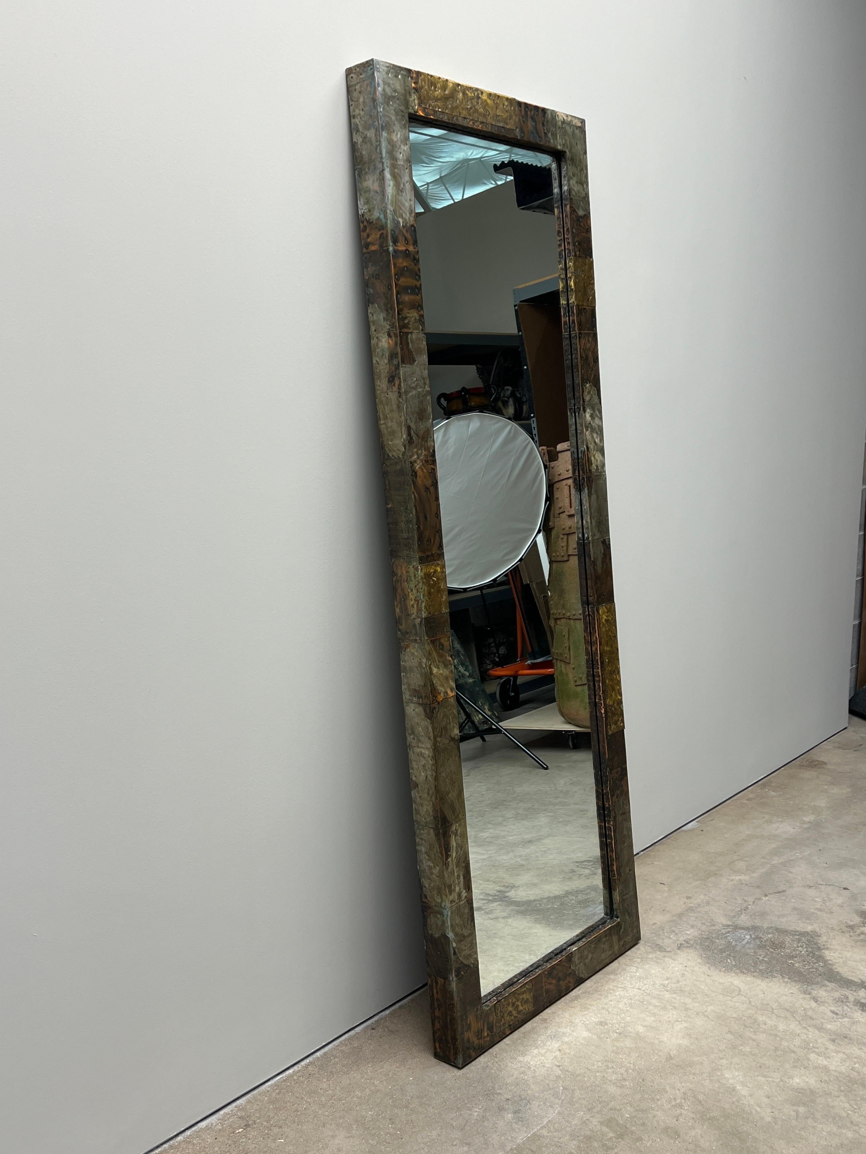 Miroir monumental Paul Evans Patchwork en vente 3