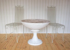 Monumental Pedestal Planter & Stand Country House Stamped Sculptural Classical