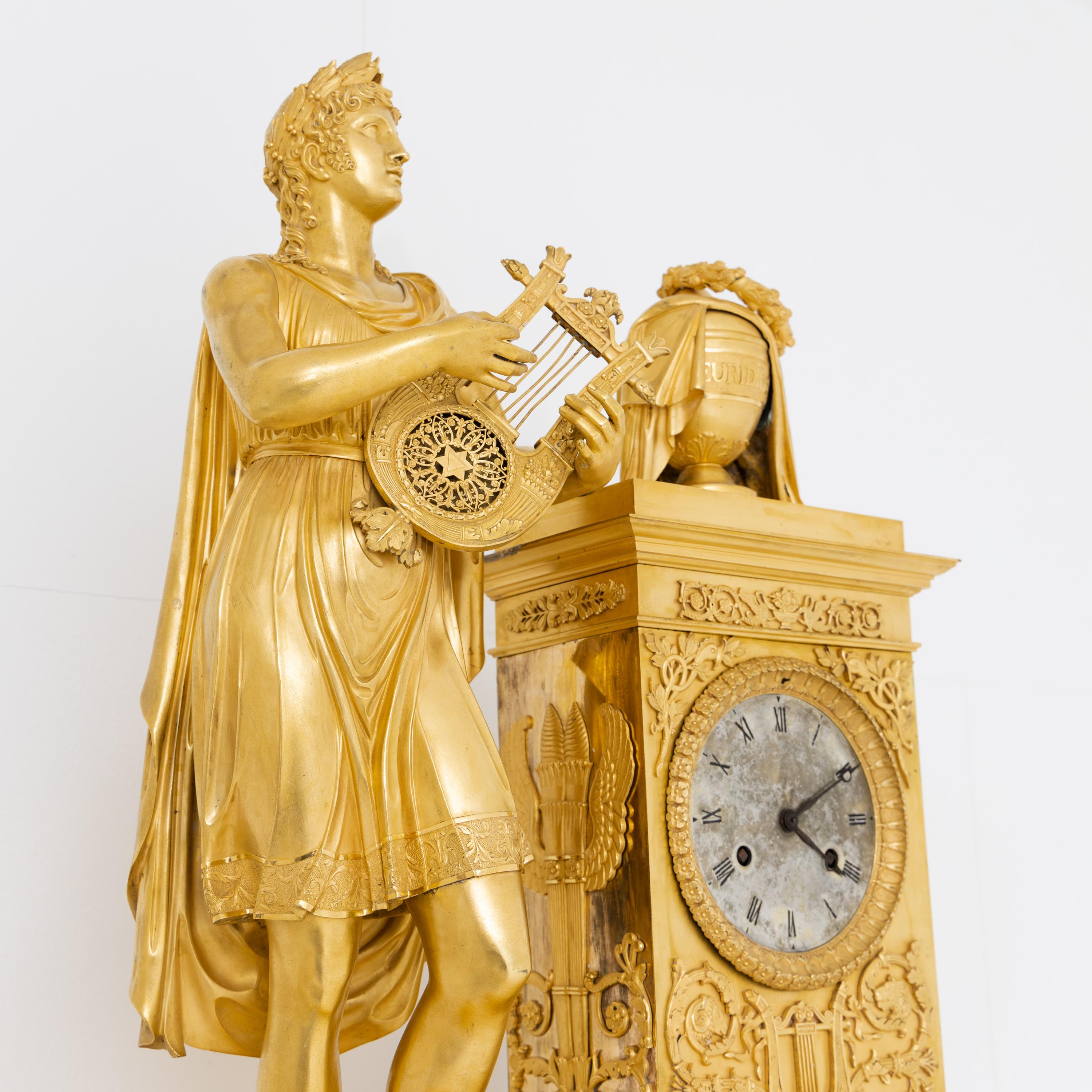 Monumental Pendule, Orpheus and Eurydice, France, circa 1815 2
