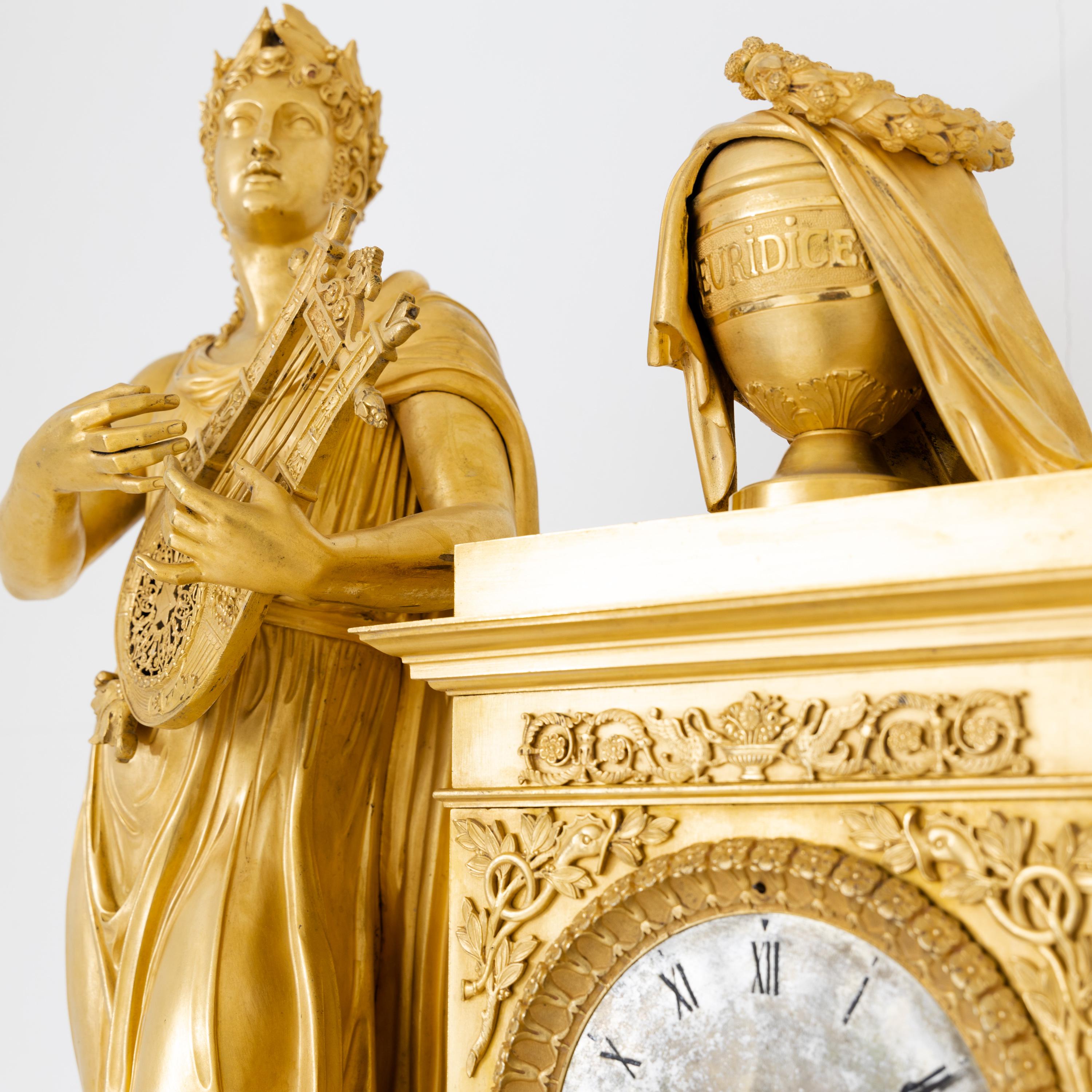Monumental Pendule, Orpheus and Eurydice, France, circa 1815 4