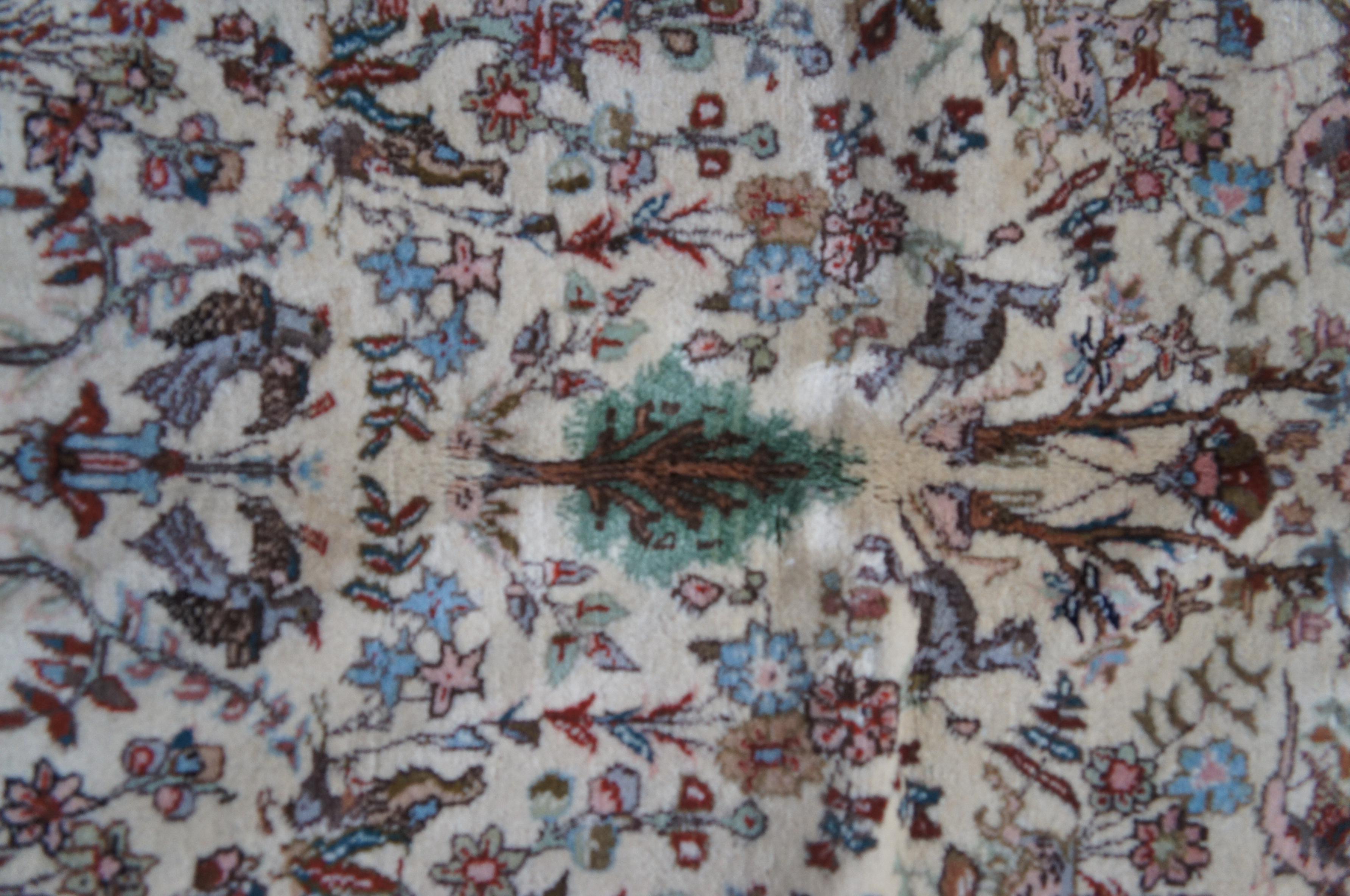 Monumentaler persischer Täbris-Teppich im Jagd-Tiermuster aus Wolle 12' x 18' (Handgeknüpft) im Angebot