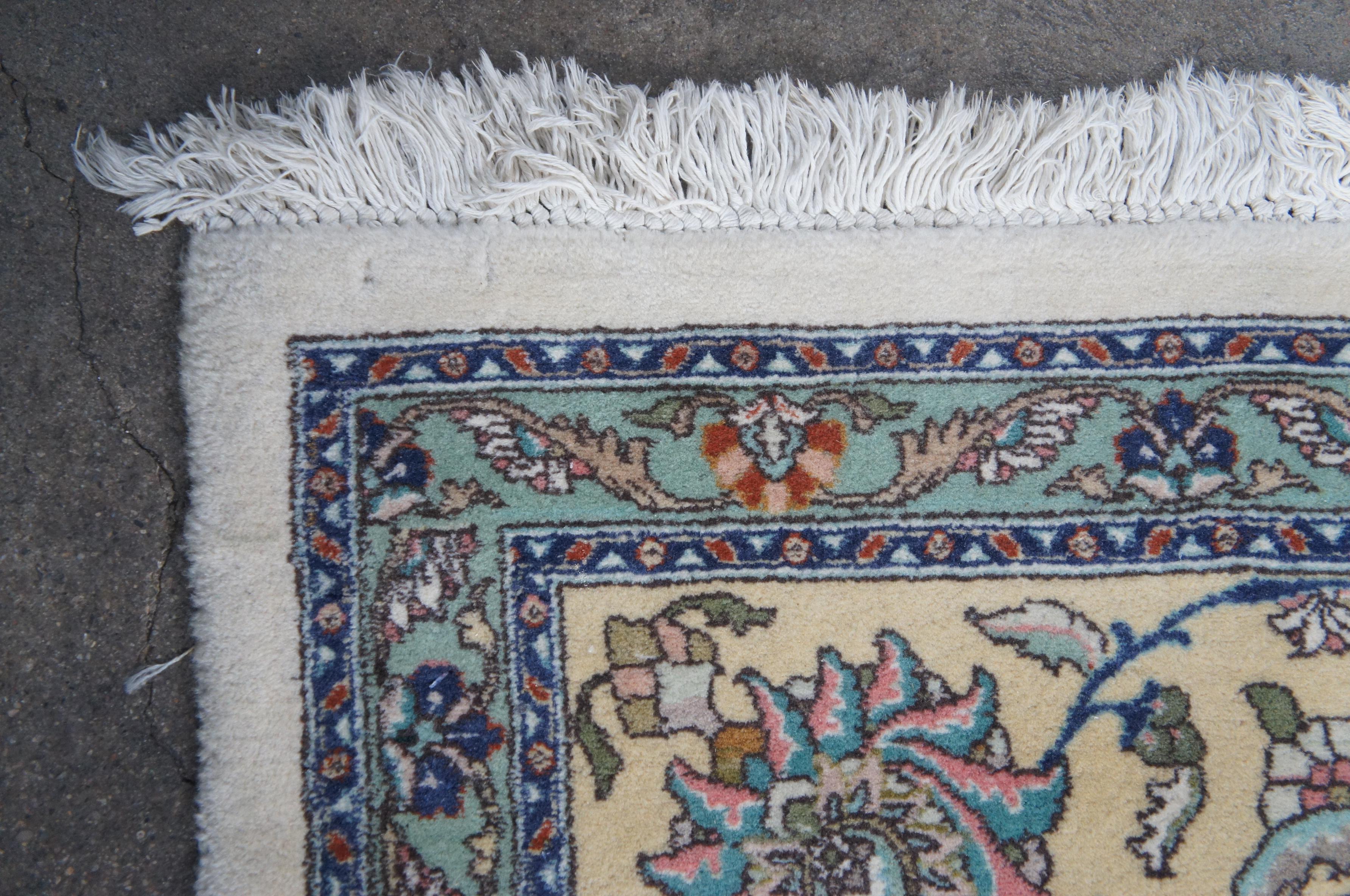Monumental Persian Tabriz Wool Animal Bird Design Area Rug Carpet 12' x 19' For Sale 5
