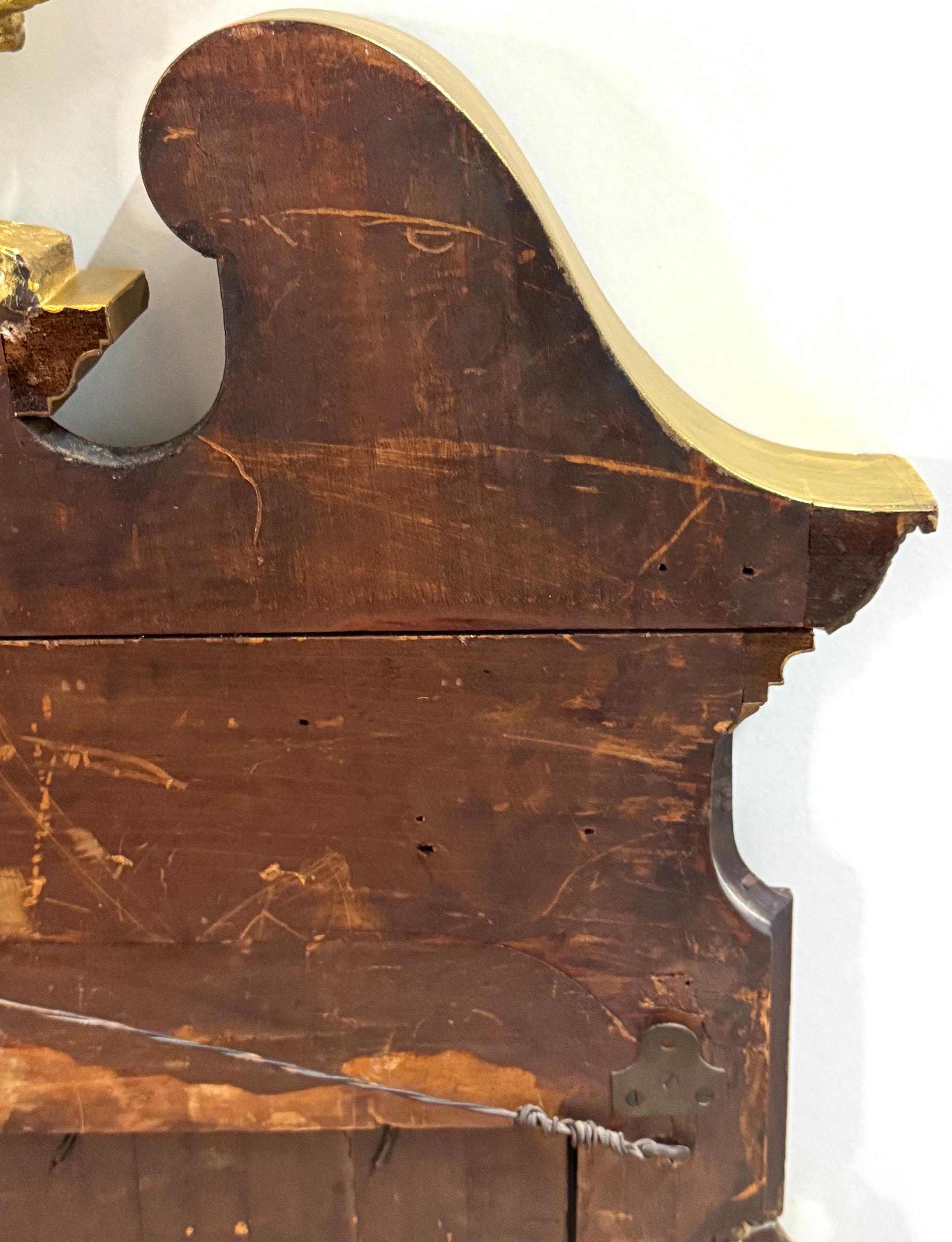 Monumental miroir aigle en acajou et doré de la période fédérale de Philadelphie en vente 7