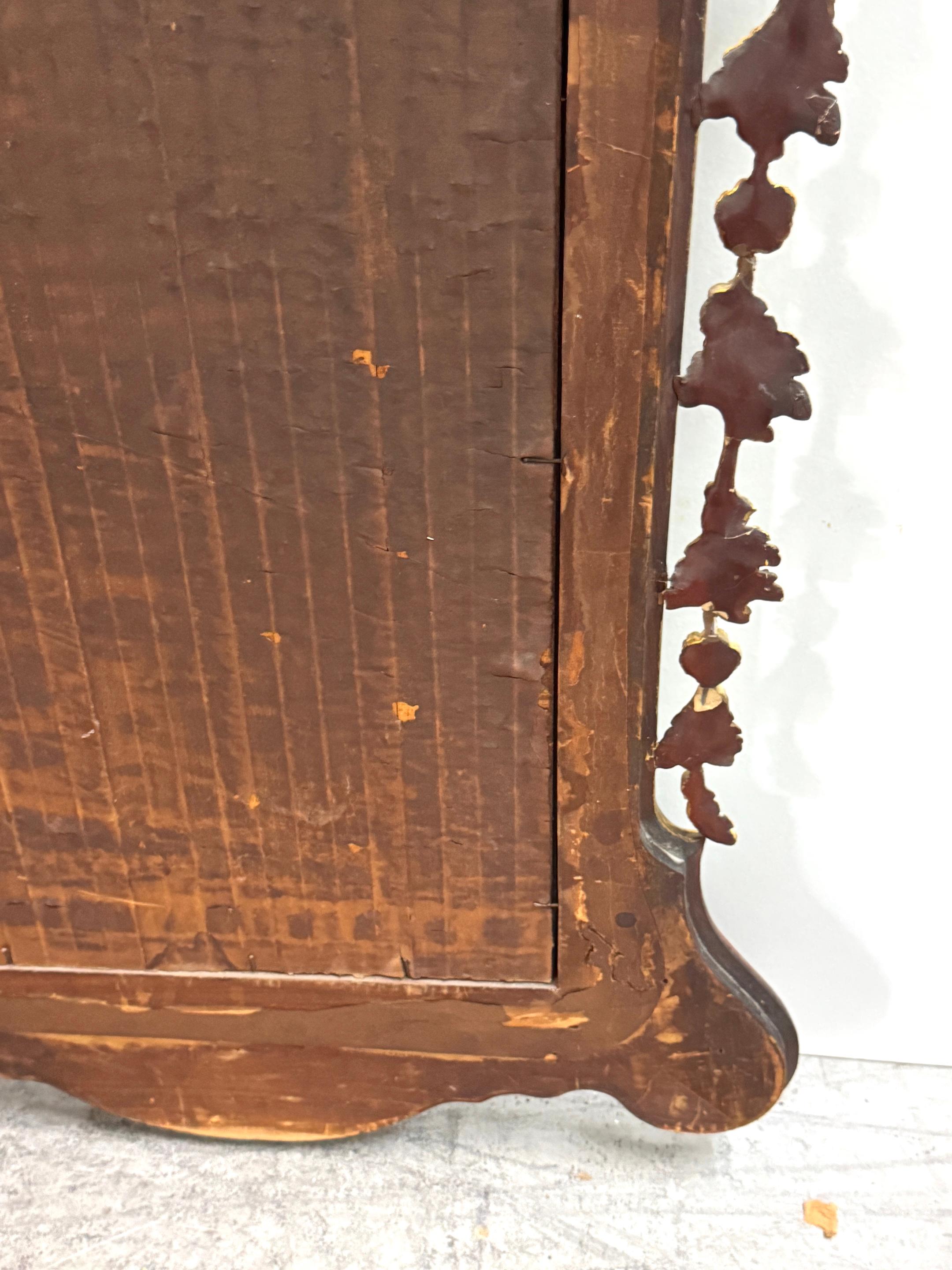 Monumental miroir aigle en acajou et doré de la période fédérale de Philadelphie en vente 8