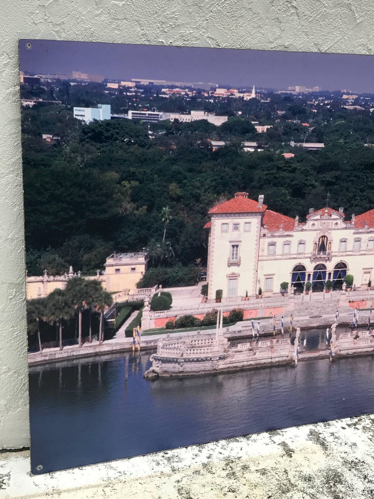 Monumental Photographic Print of Villa Vizcaya, Deaccessioned from