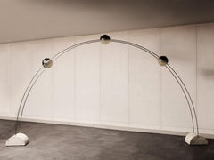 Monumental “Ponte” Arc Floor Lamp by Duccio Trassinelli for Sormani