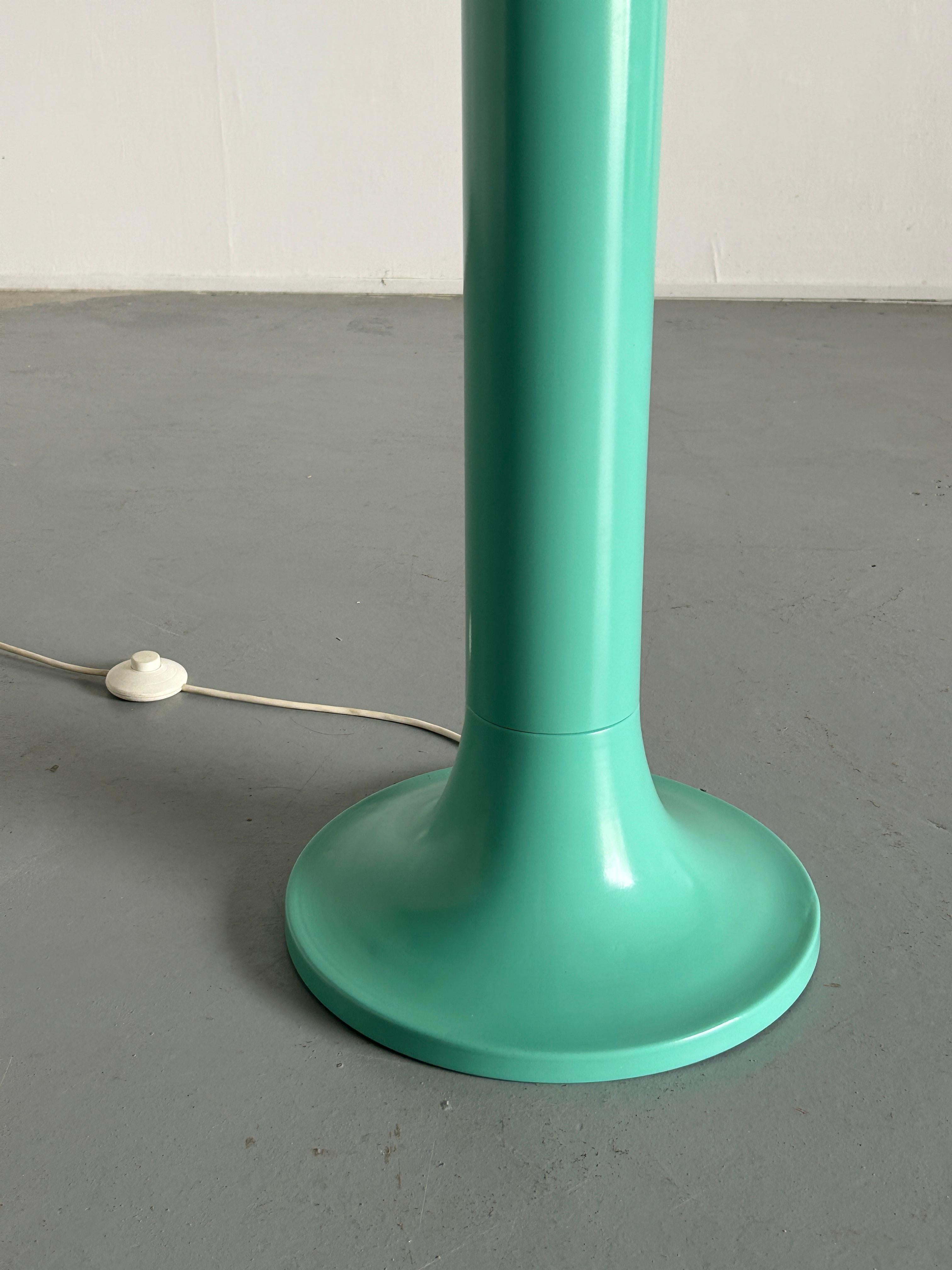 Monumental Pop Art Mint Green Mid-Century Modern Floor Lamp, Space Age 2