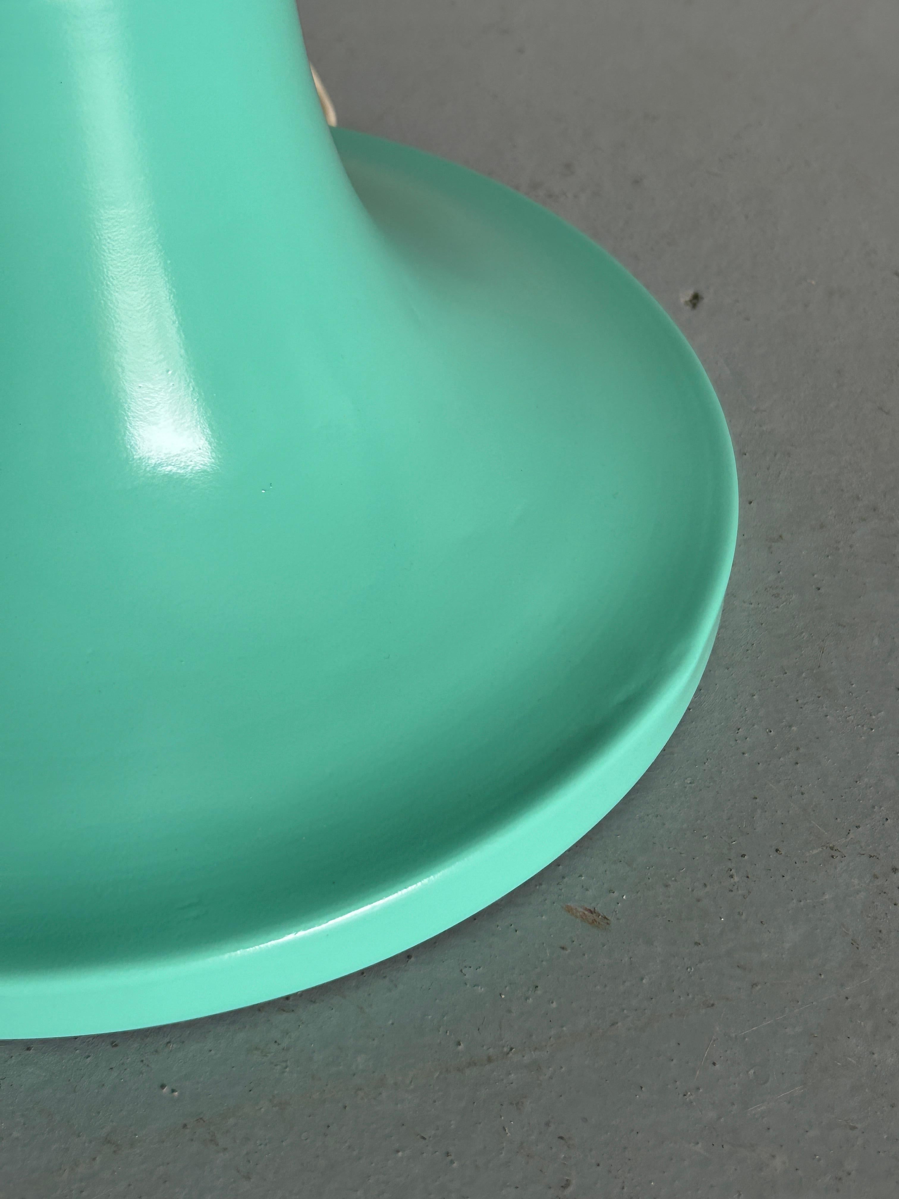 Monumental Pop Art Mint Green Mid-Century Modern Floor Lamp, Space Age 3