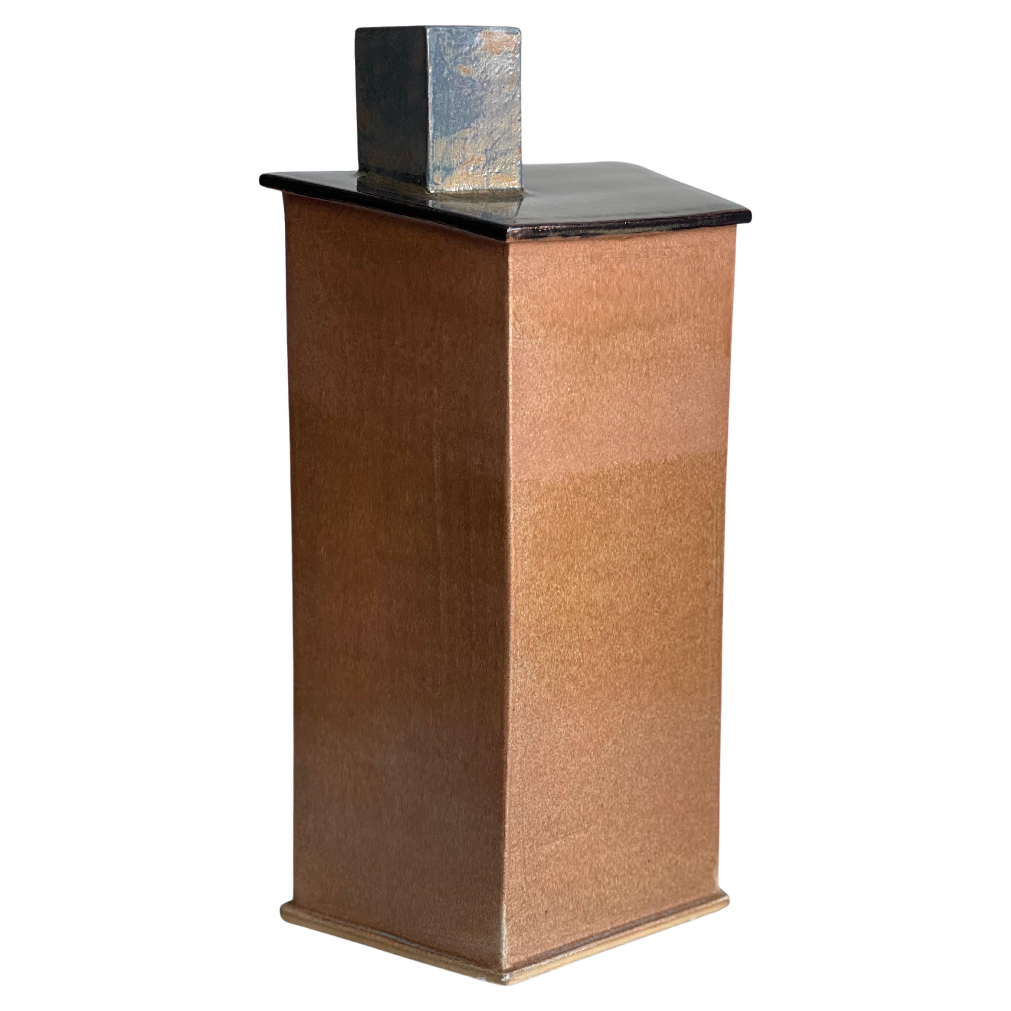 Monumental Post Modern House Ceramic Sculpture Signed 1994 For Sale