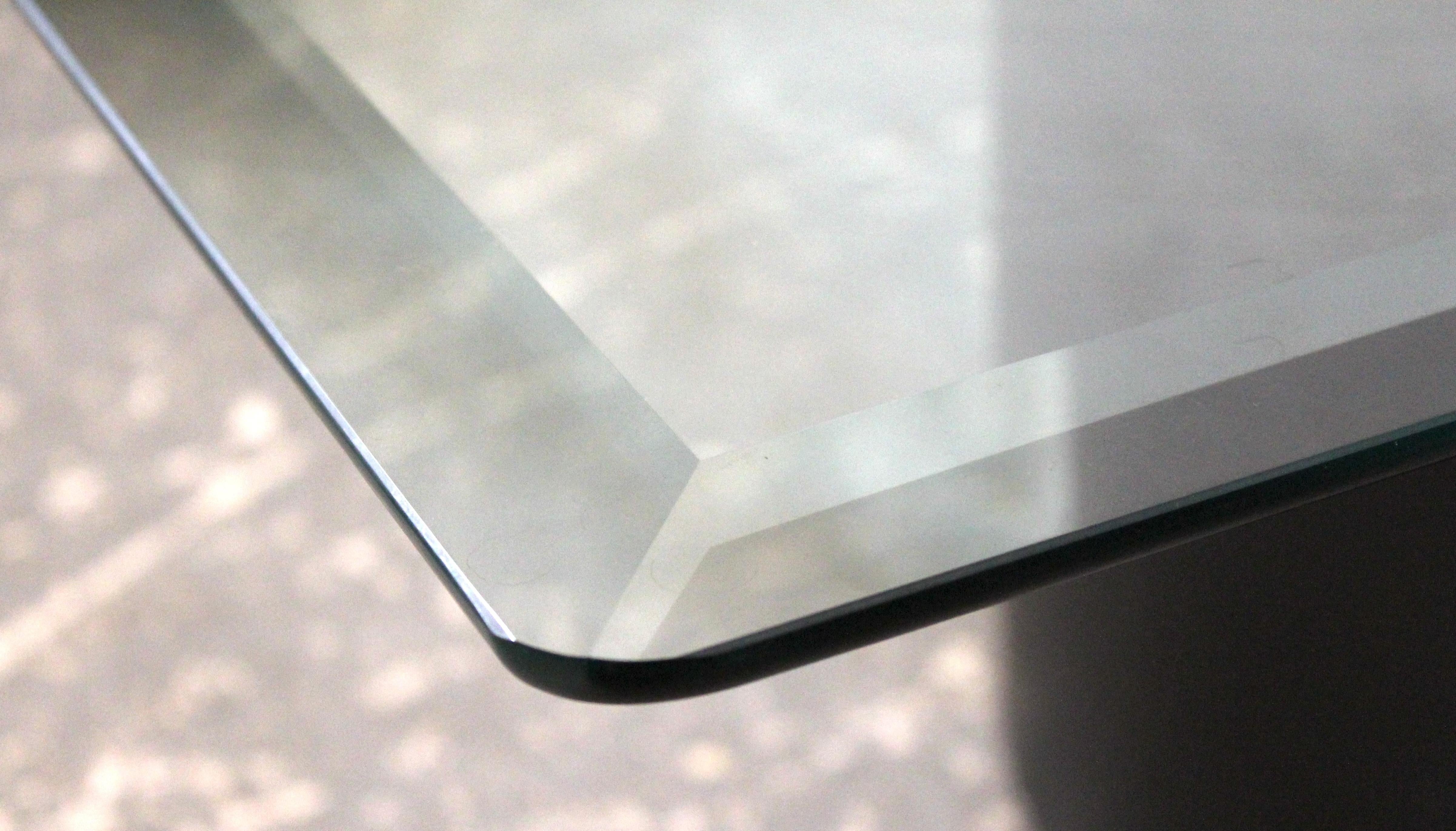Monumental Post-Modern Modular Glass Coffee Table For Sale 4