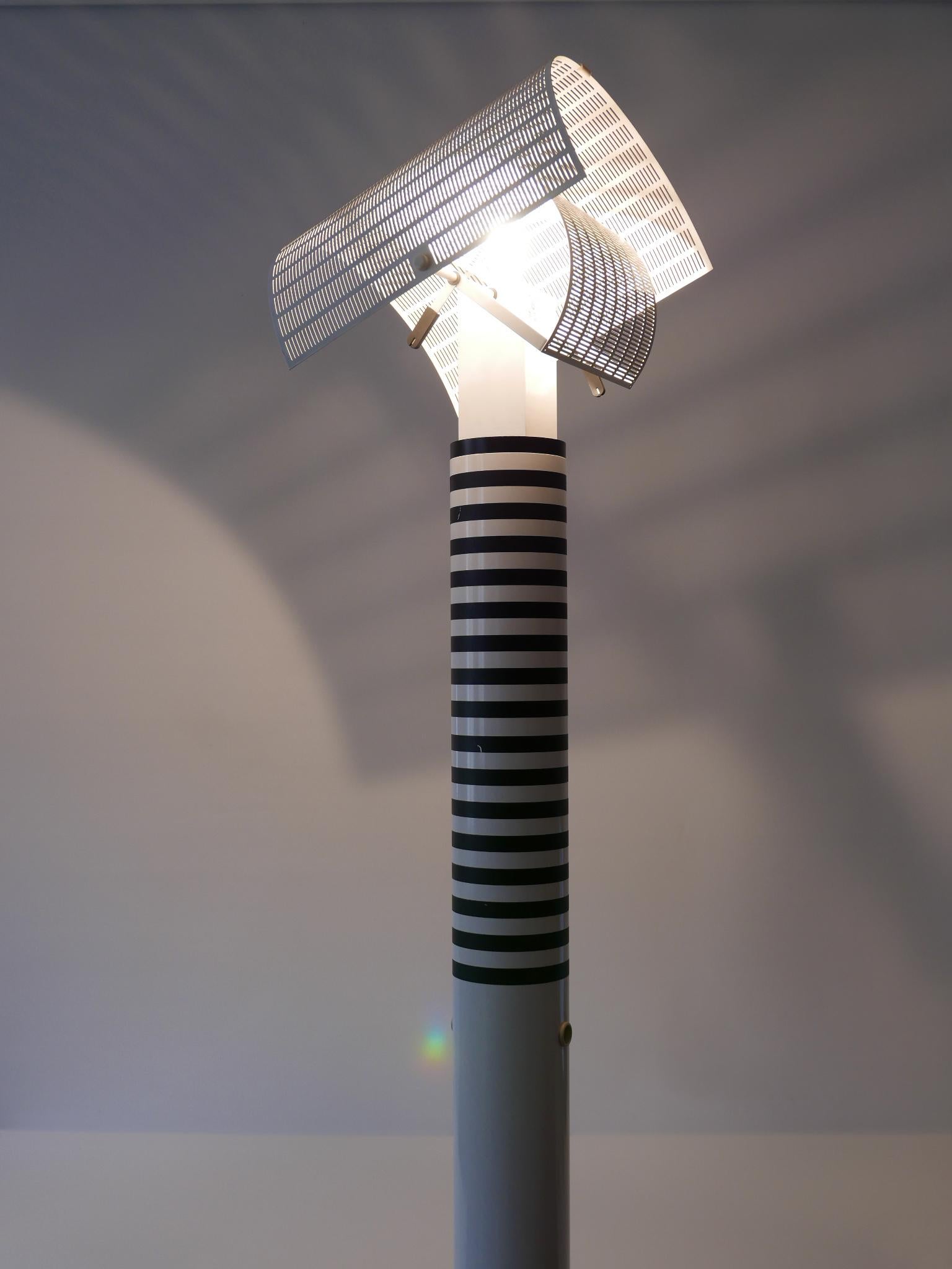 Monumental Postmodern Shogun Floor Lamp by Mario Botta for Artemide Italy 1980s For Sale 1