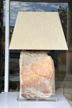 Monumental Raku Ceramic Table Lamp