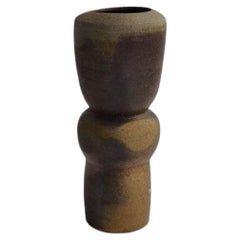Monumental Raku Pottery Vessel, Clay, 1988