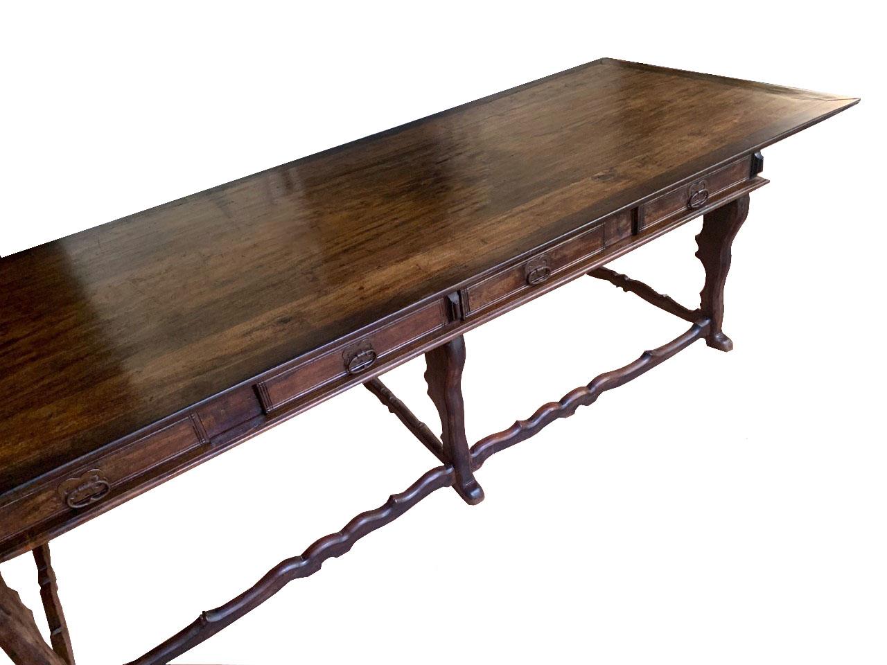 Autre Monumentale table de salle à manger coloniale brésilienne exceptionnelle du 18ème siècle en vente