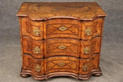 Monumental Rare Period 1770s era Italian Inlaid Olivewood and Walnut Commode