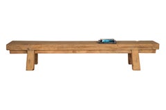 Monumental Reclaimed Elm Bench