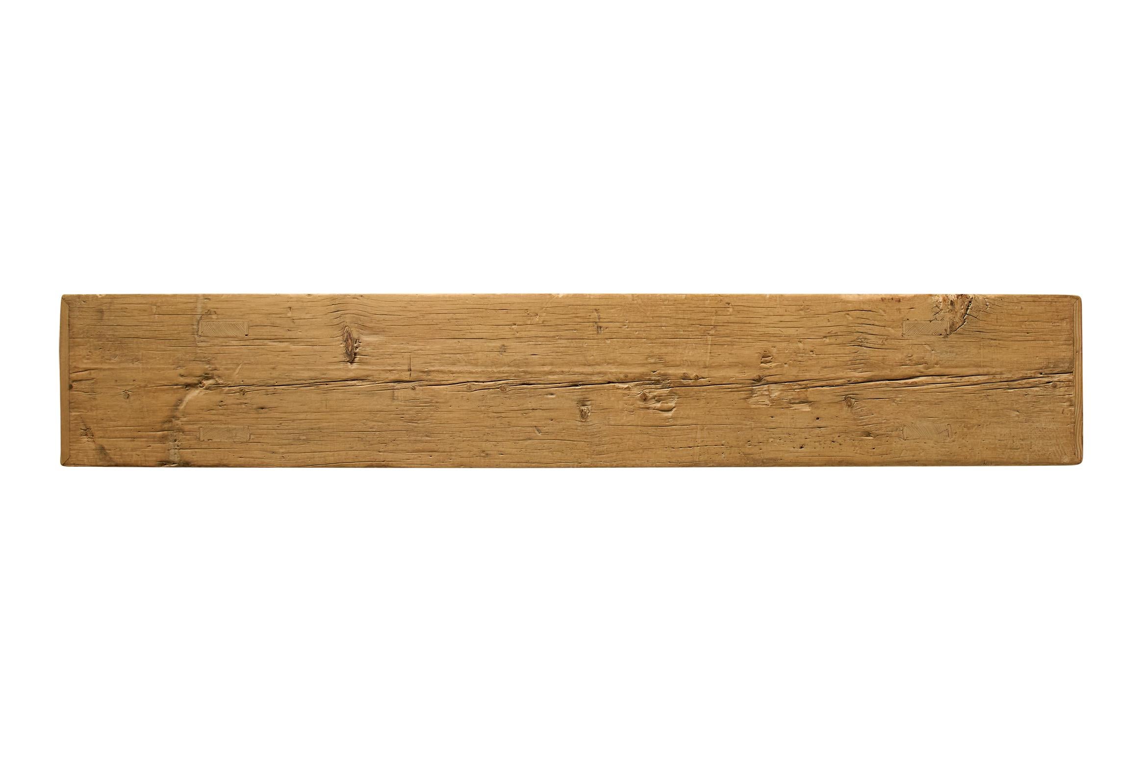 Monumental Reclaimed Elm Bench For Sale 1