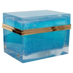 Monumental Rectangular Murano Glass Box