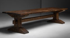 Monumental Refectory Table, England 1950
