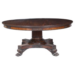 Monumental Regency Mahogany "Thomas Hope" Centre Table