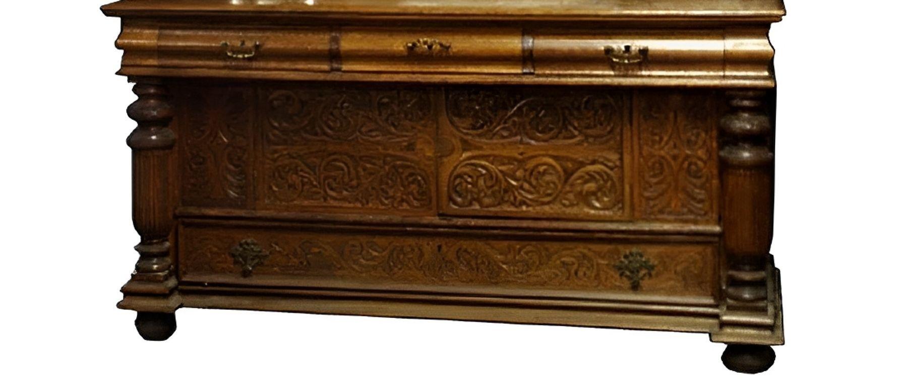 Fin du XIXe siècle Monumental buffet en chêne de style néo-Renaissance attribué à R.J. Horner, États-Unis, vers 1880 en vente