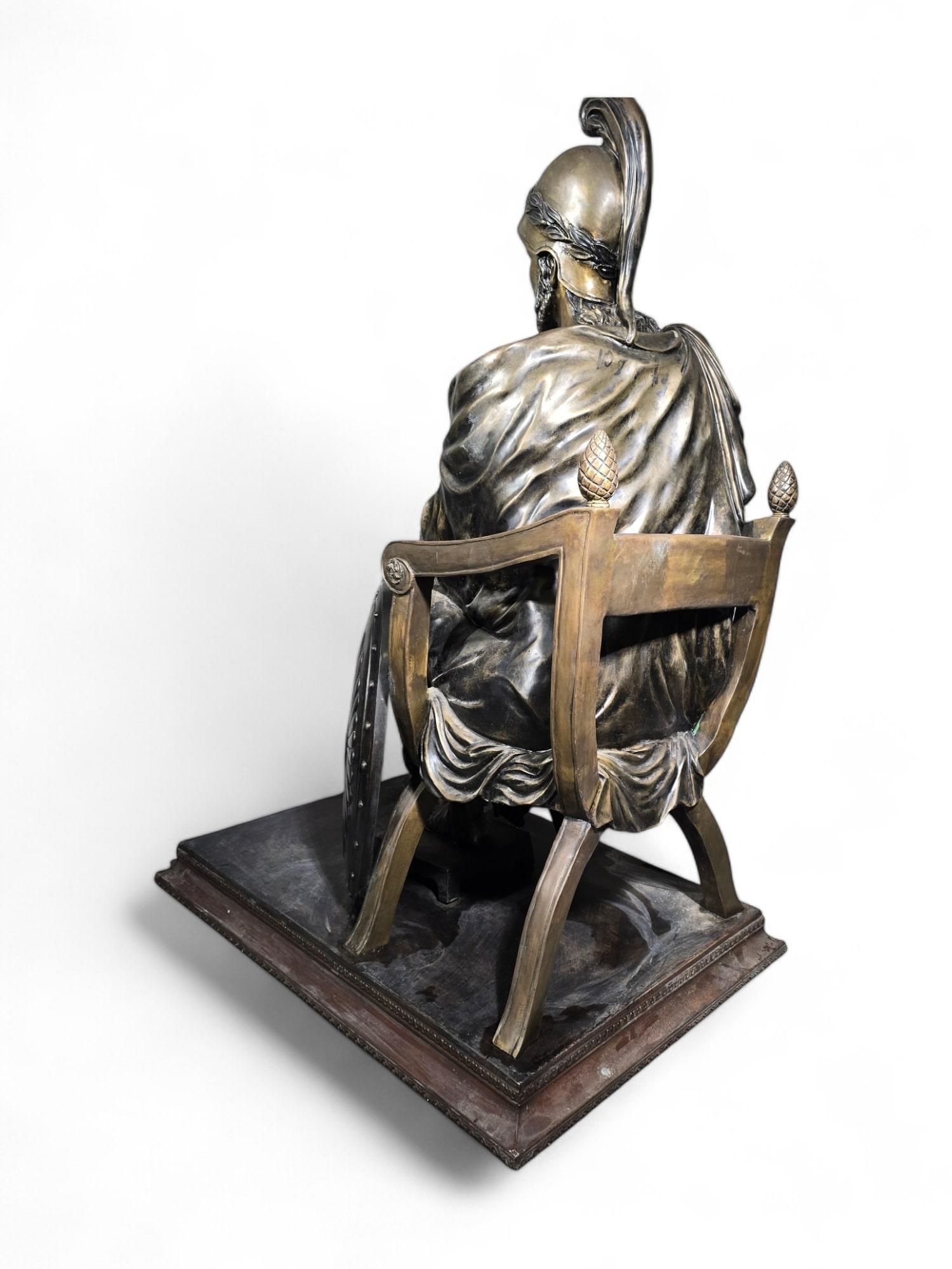 Scultura monumentale romana in bronzo di 150 cm firmata:Hunt in vendita 2