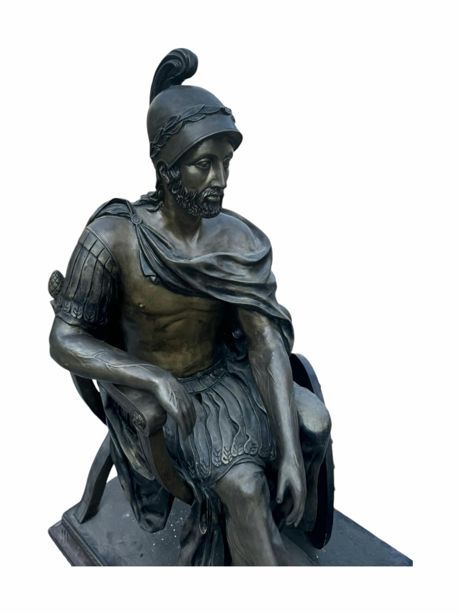 Monumentale scultura romana in bronzo di 160 cm in vendita 5