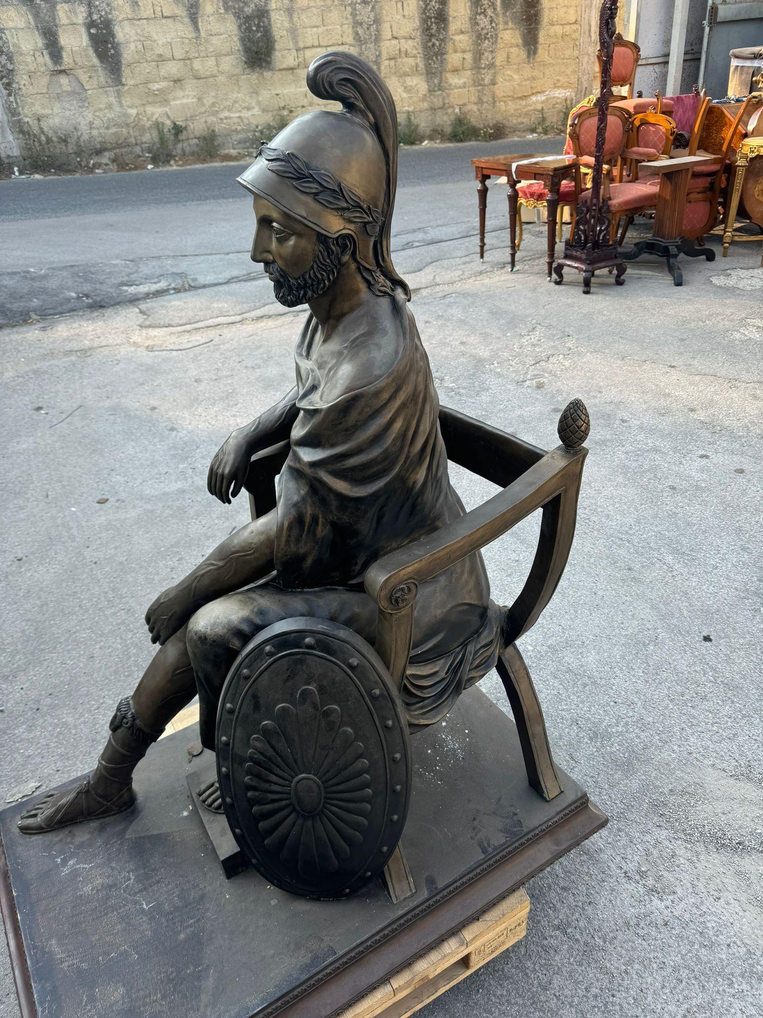 Bronzo Monumentale scultura romana in bronzo di 160 cm in vendita