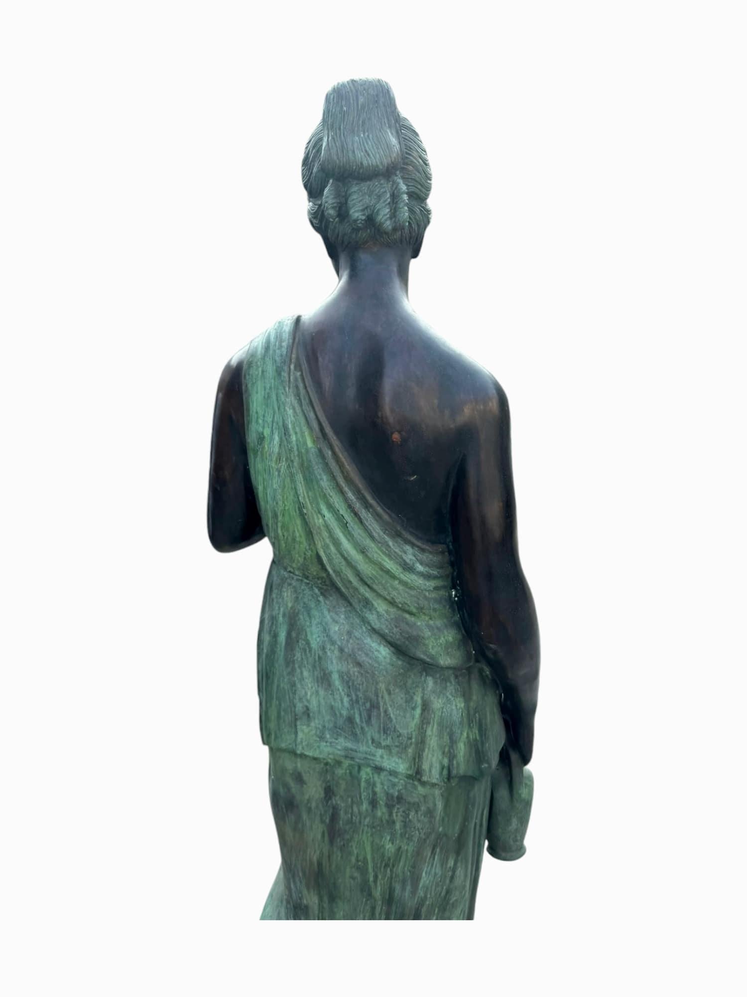 Monumental Roman Bronze Sculpture of Hebe 160 Cm 4