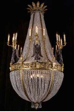Lustre monumental Royal Splendid d'après Pierre Phillipe Thomire